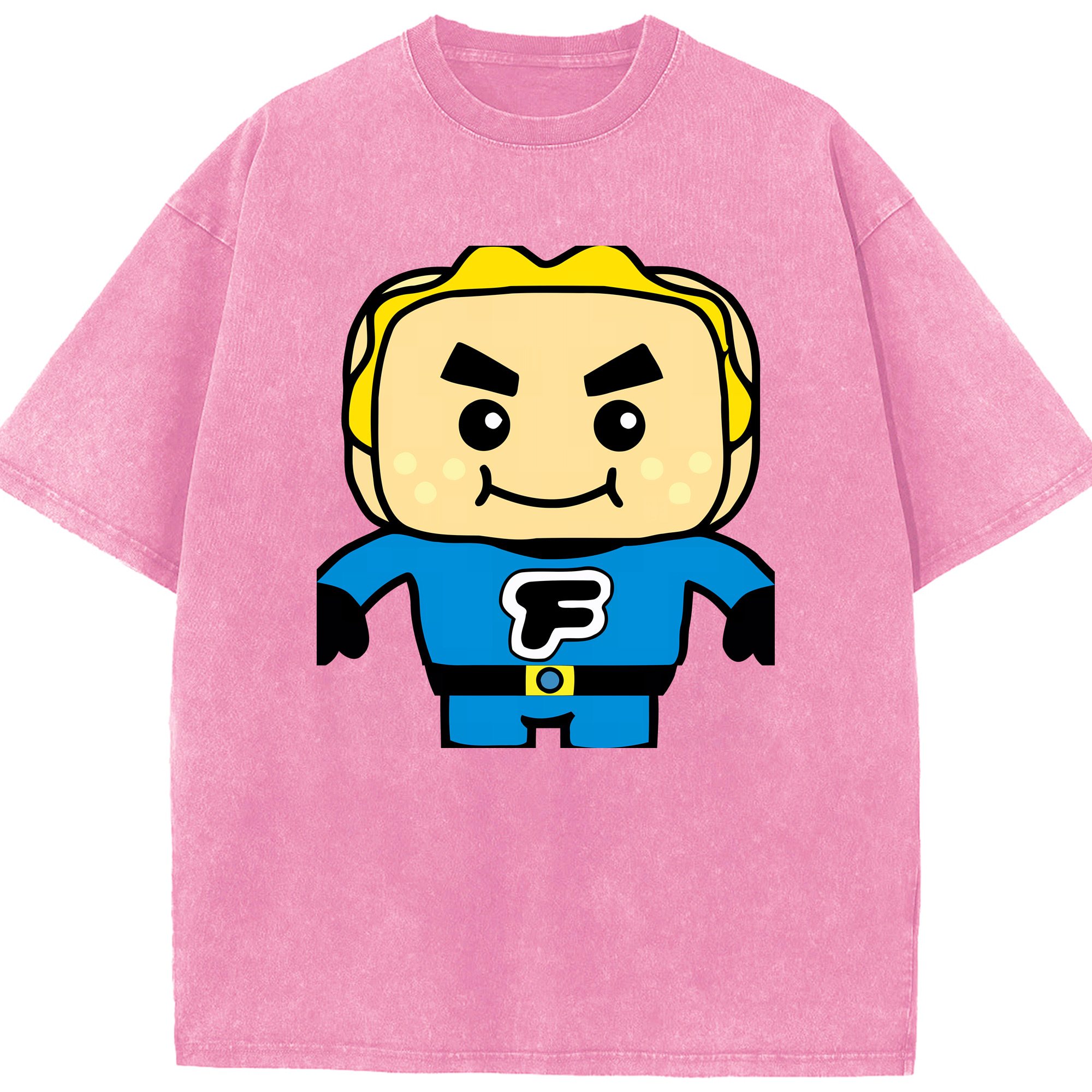 （画像用） アンパンマン Anpanman 綿100% ヴィンテージ風 半袖Tシャツ（フロントプリント）